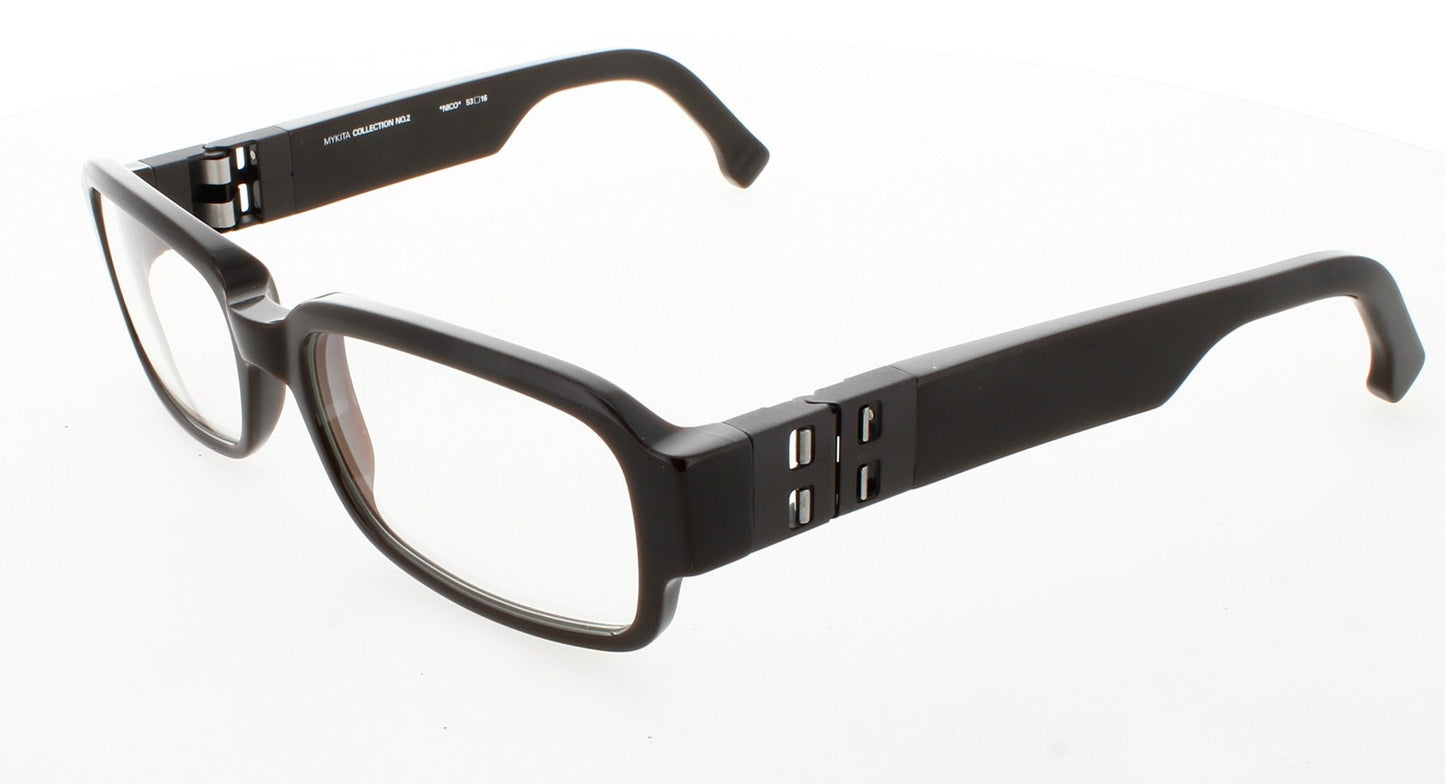 Mykita NO2-NICO-DARK-BROWN 0mm