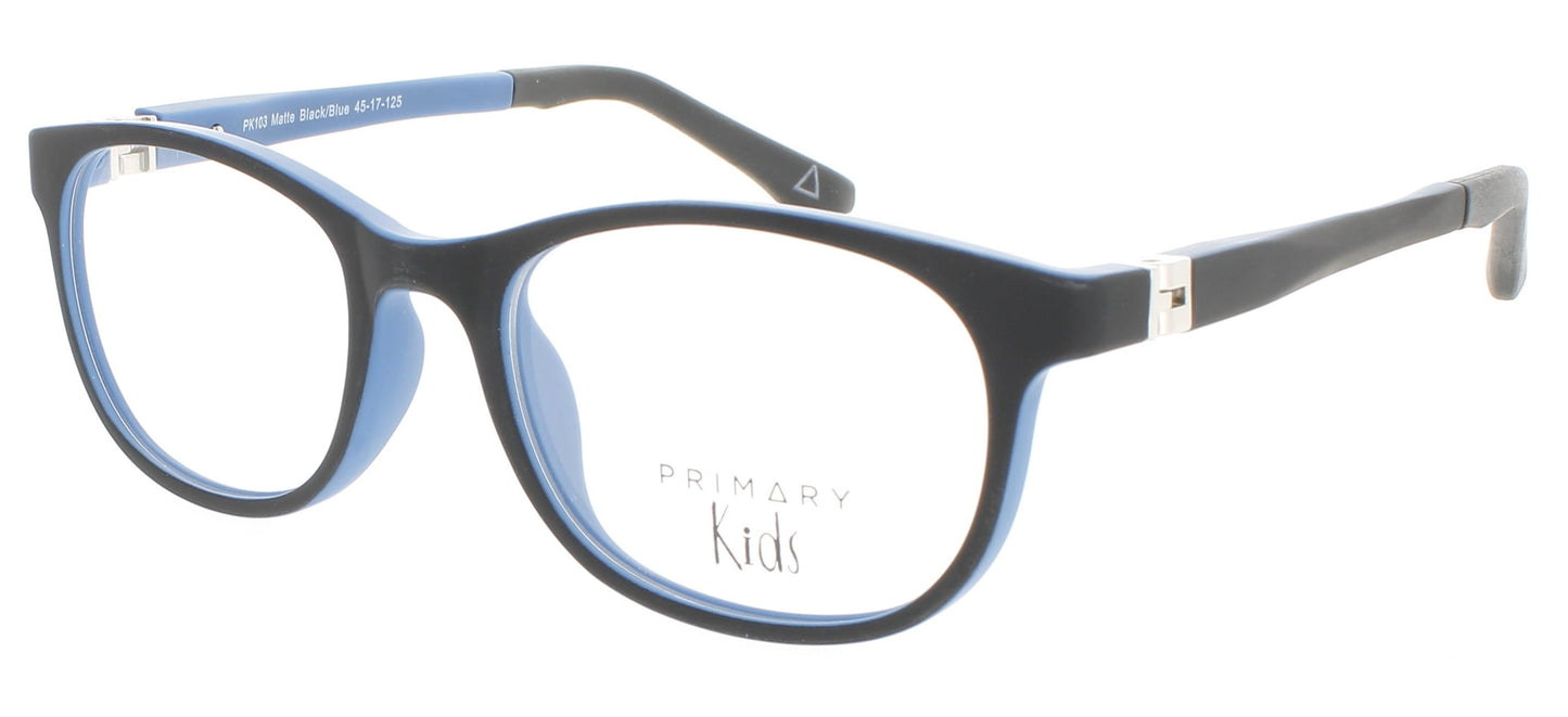 Primary PK103-MATTE-BLK-BLU-45 0mm
