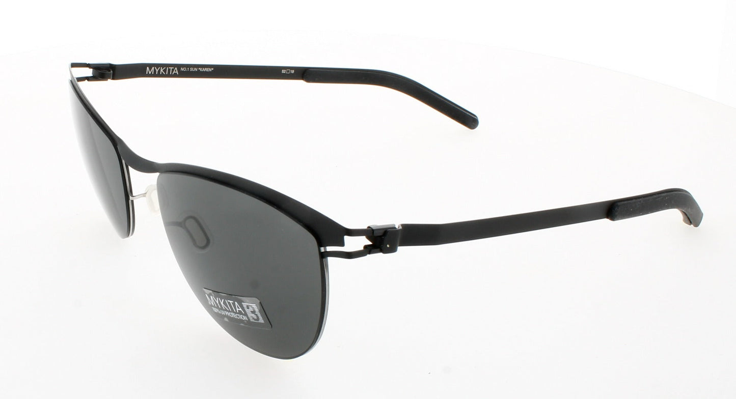 Mykita NO1-SUN-KAREN-SILVER-BLACK 0mm