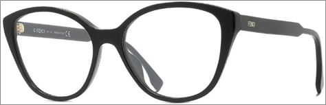 Fendi FE50014I-001-53 mm