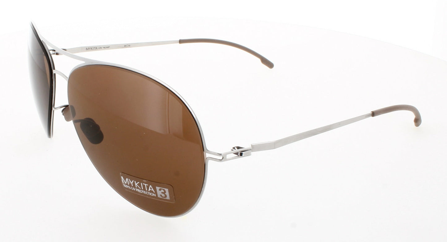 Mykita LITE-SUN-ALVAR-SHINNY-SILVER 0mm