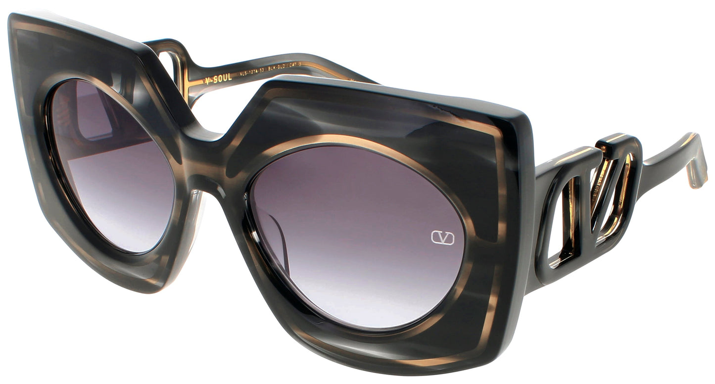 Valentino V-SOUL-BLK - GLD 53